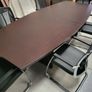 2.7m x 1.2m Boardroom Table & Chairs Image 6