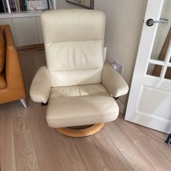 Ekornes Stressless Armchair and Footstool
