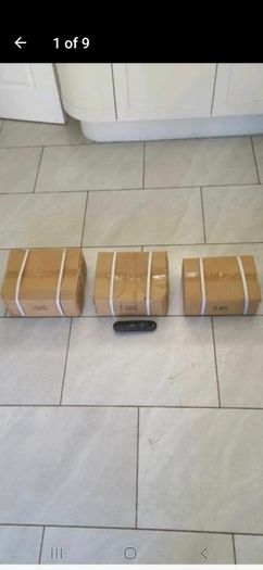 3xbrand new hex dumbbell sets