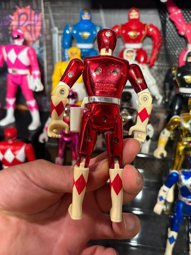 1995 Power rangers movie Bandai  metallic Rangers 6 rangers