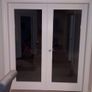 Deanta primed Shaker Clear glass Doors 78x28" Image 2