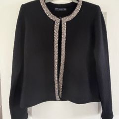 Zara 100% wool cardigan