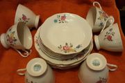 six setting cup saucer and side plates