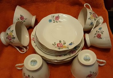 six setting cup saucer and side plates