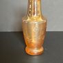 Vintage Amber Carnival Glass  Vase PRICE DROP Image 4