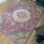 Pink vintage style rug Image 3