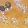 Coins/medals Etc - 10 X Clear Acrylic Display Stands Image 4