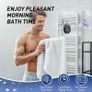 Shower Radio Speaker with Bluetooth 5.0, AGPTEK Waterproof Wireless Bathroom FM with Suction Cup 12H Long Playback Time, Lanyard, LCD Screen Display, Handsfree Calling, Storage Card Playback Black Image 6