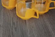Mid Century JaJ Pyrex Stackable Drink Up Cups