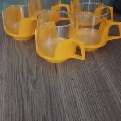 Mid Century JaJ Pyrex Stackable Drink Up Cups