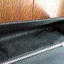 Vintage Black satin and beaded clutch bag Image 6