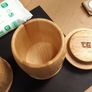 Coffee and sugar wooden canisters Image 6