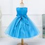 New Girls Sequinned Dress Flower Sash Sleeveless Formal Party Wedding Bridesmaid Sz 9-10 yrs Image 2