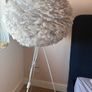 Eos feather floor lamp, grey Image 2