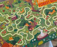 Usborne Book and Jigsaw Forest Maze 300 pieces
