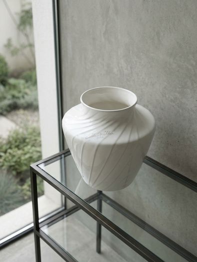 Emilio Robbo Large Porcelain Designer Vase