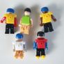 Lego minifigure bundle inc bikes skateboards Image 7