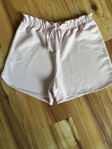 Girls powder pink shorts age 8-9 excellent condition!