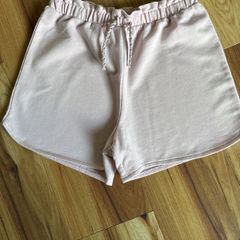 Girls powder pink shorts age 8-9 excellent condition!