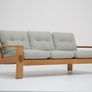 Vintage Oak-Framed Model Bonanza Three-Seat Sofa by Esko Pajamies, 1960s. Image 3