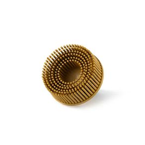 Glass Polish 11121 - Quick-Lock Bristle Disc / 2" (50 mm) - Yellow Grid 80
