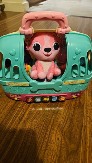 VTech - puppy carrier with accessories,