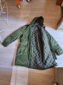 heavy 3/4 length padded jacket