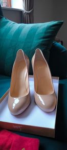 Christian Louboutin Nude Fifi 100 patent calf (39.5 / 6.5 no half on adverts)