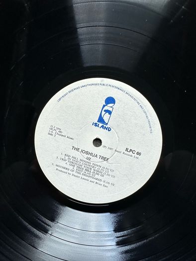 Selling off my rare U2 records from Zimbabwe. The Joshua Tree in vg+ condition