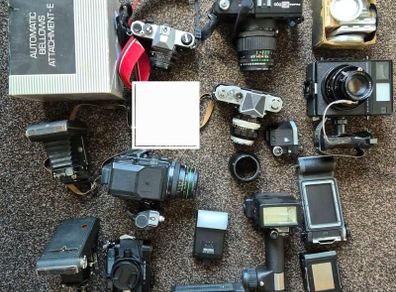 nikon pentax bronica fujica film cameras