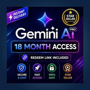 Gemini AI Pro 18 Months Personal E-mail