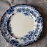 Bourne & Leigh Albion Pottery Flow Blue  'Kew' Design Plate x 4 Image 3