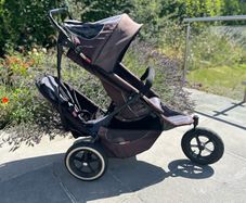 Phil & Teds Sport double buggy with carrycot