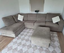 Beige Corner Couch