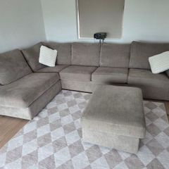 Beige Corner Couch