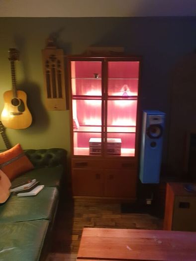 Mid century Danish teak  stereo cabinet