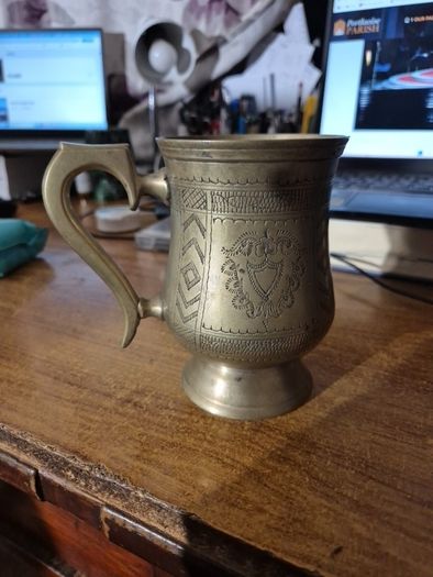 Vintage Brass Cup