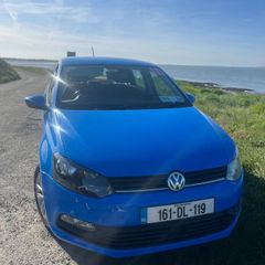 Blue Volkswagen polo 161