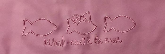 Weekend a la mer Pink Rain jacket