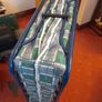 fold up camp bed with  mattress Image 2