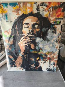 Bob Marley painting