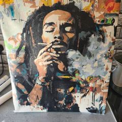 Bob Marley painting