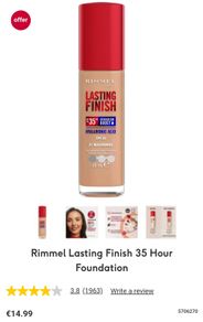 Rimmel Lasting Finish 35hr Foundation