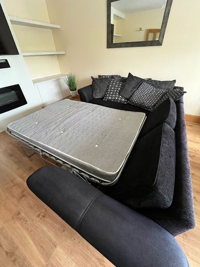 Corner double sofa bed