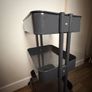 3 Tier Storage Trolley with Wheels Image 5