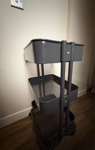 3 Tier Storage Trolley with Wheels
