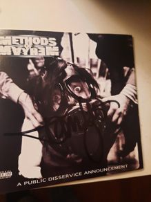 Tommy Lee of Motley Crue - Autographed METHODS OF MAYHEM: A Public Disservice Announcement-CD