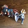 Papo Fantasy war horse with warrior Knight Soilder Image 5
