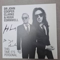 Dr John Cooper Clarke & Hugh Cornwell ( Stranglers ) This time its Personal lp , SIGNED