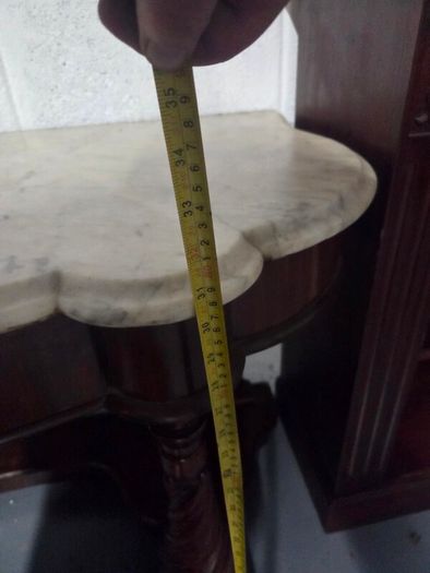 marble top washstand/ hall table
